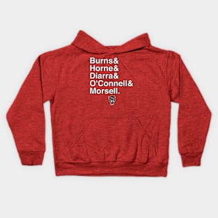 DJ Burns 2024 Starting 5 Kids Hoodie